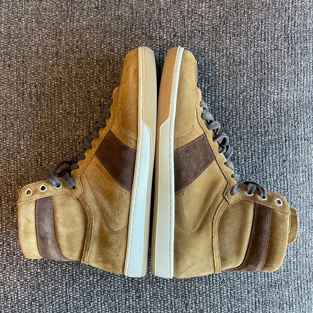 Saint Laurent suede sneakers
